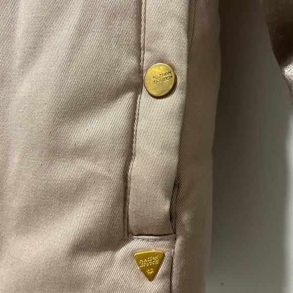 Maison Scotch Teddy-Collar Satin Bomber Jacket Size XS - Picture 8 of 16